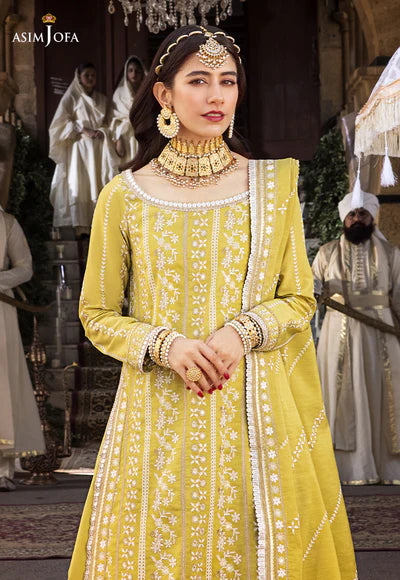 AJMQ-01 EMBROIDERED CHANDERI COTTON 3 PCS