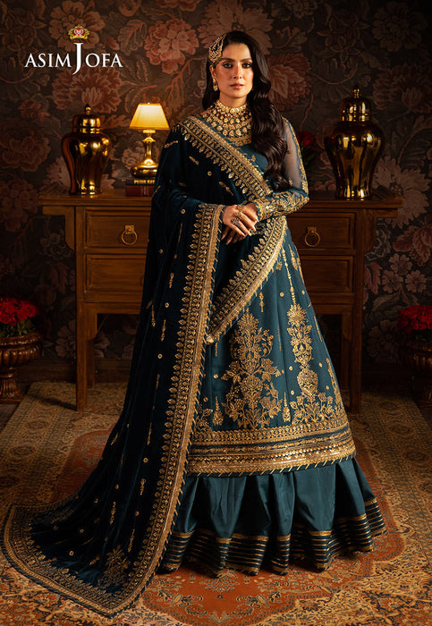 AJMMP-07Embroided Chiffon 3Pcs Stiched