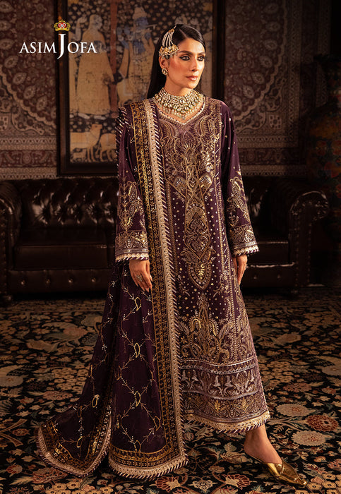 AJMMP-06 EMBROIDERED 3 PCS STICHED