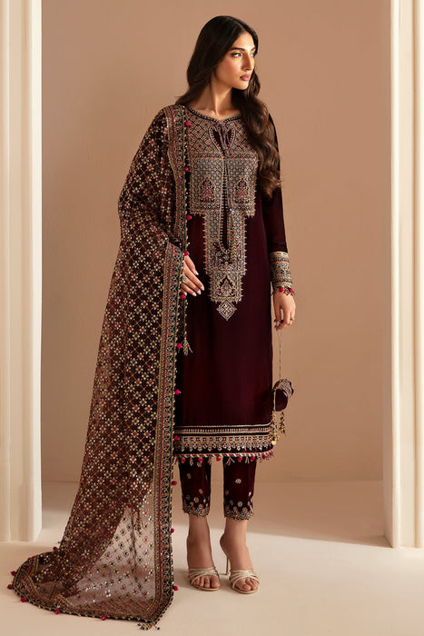 EMBROIDED VELVET FORMAL VF-2022
