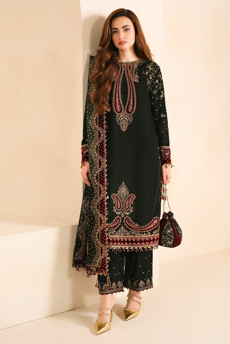 Embroided Velvet Formal VF- 2034