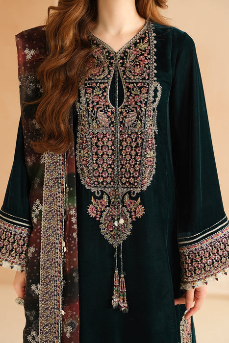 EMBROIDED VELVET FORMAL VF-2039