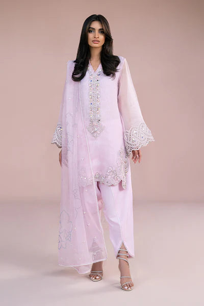 FR-05 Cotton net and raw silk 3pc
