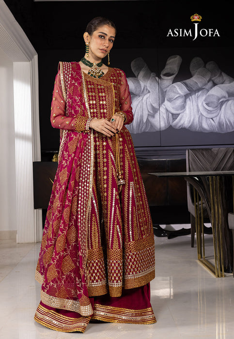 AJJH-08 EMBROIDERED ORGANZA 3PCS