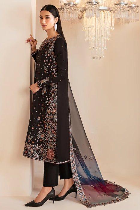 Premium Embroidered Raw Silk UR-7045 3 Pieces