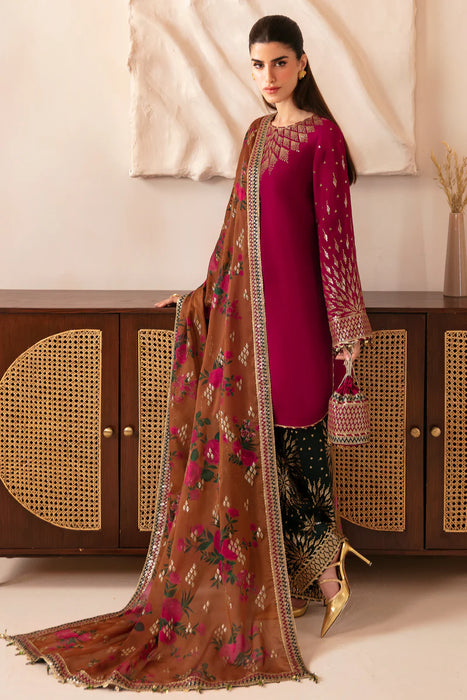 Premium Embroidered Raw Silk UR-7038 3 Pieces