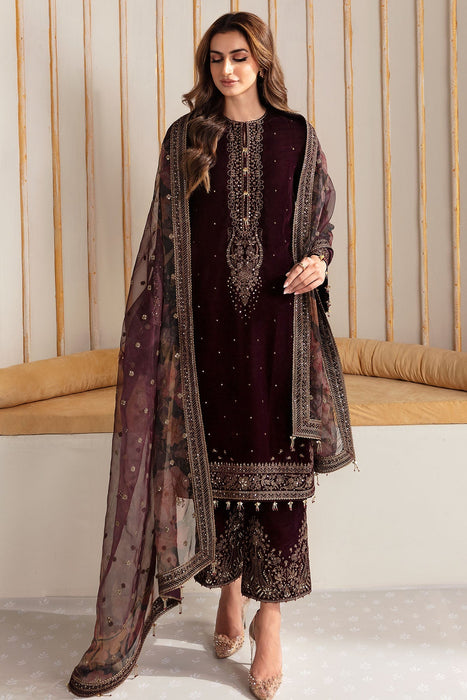 Embroided Velvet Formal VF-2012