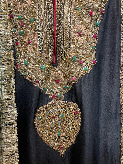 Embroidered zari silk