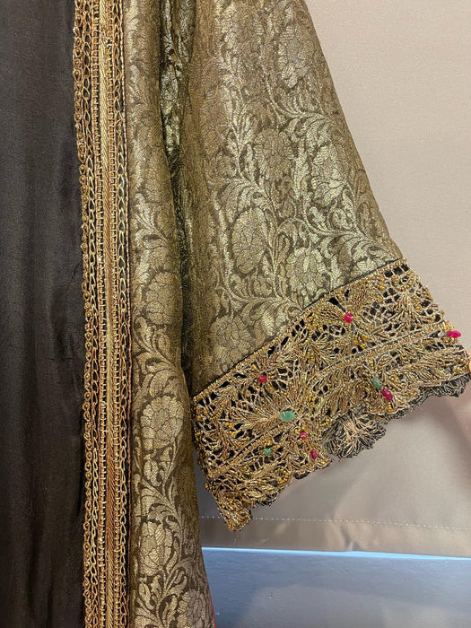 Embroidered zari silk