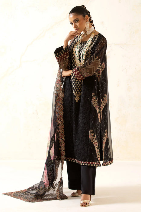 3-PC Embroidered Organza Shirt with Organza Dupatta and Trouser CMA-4-014