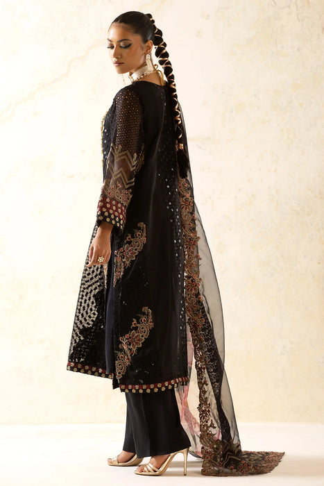 3-PC Embroidered Organza Shirt with Organza Dupatta and Trouser CMA-4-014