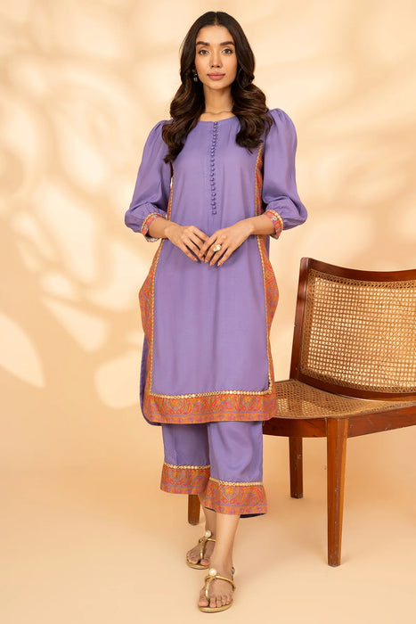 Embroidered Silk Shirt with Trouser CNP-4-19S 2-PC