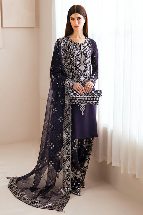 Premium Embroidered Raw Silk UR-7030 3 Pieces