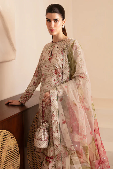 Premium Embroidered Raw Silk UR-7034 3 Pieces