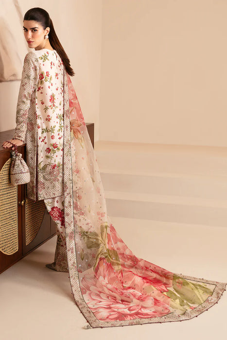 Premium Embroidered Raw Silk UR-7034 3 Pieces