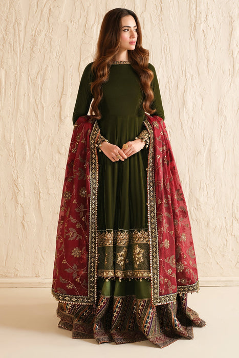 Embroirded Velvet Formal VF-2036 3PCS