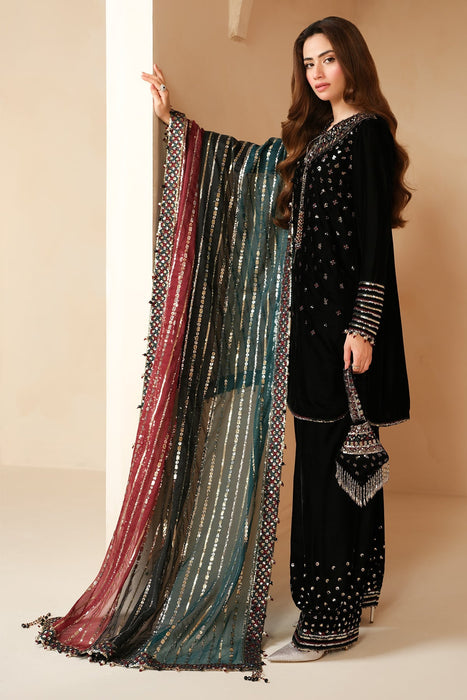 Embroidered Velvet Formal VF-2012