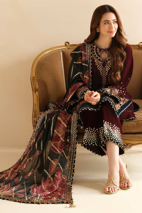 Embroided Velvet Formal VF- 2038