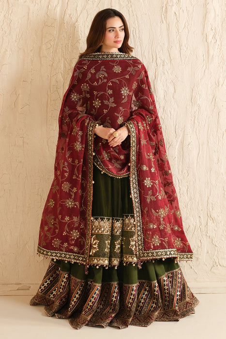 Embroirded Velvet Formal VF-2036 3PCS