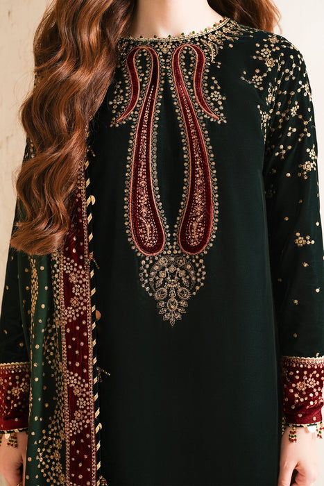 Embroided Velvet Formal VF- 2034