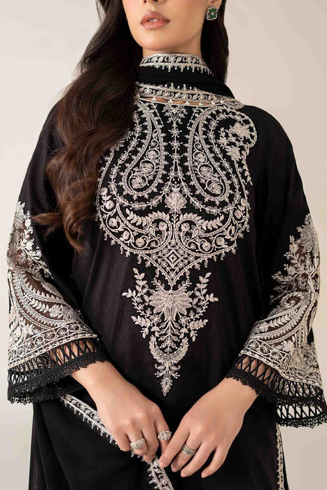 3 Piece Embroidered Dobby Suit