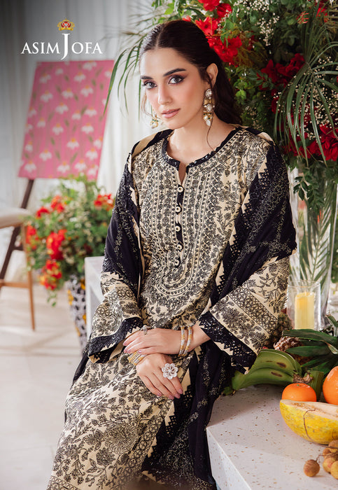 AJURD-09 EMBROIDERED LAWN 3 PCS