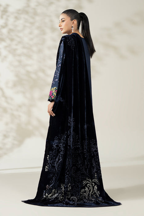 3 Piece Embroidered Linen Suit
