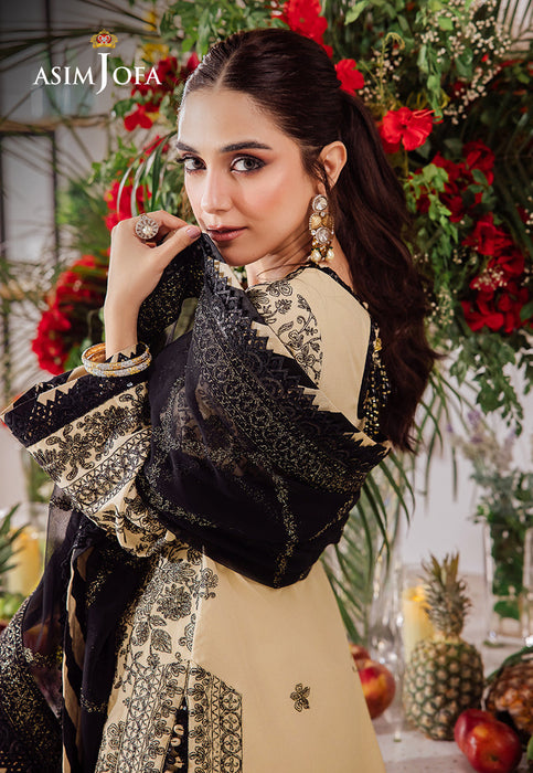 AJURD-09 EMBROIDERED LAWN 3 PCS