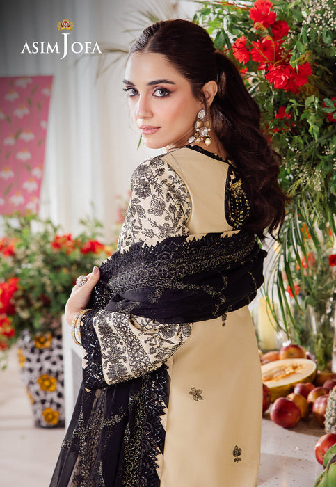 AJURD-09 EMBROIDERED LAWN 3 PCS