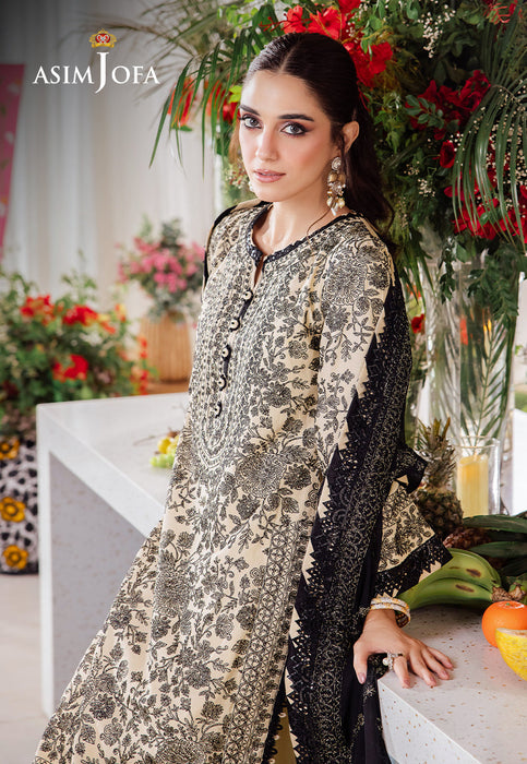 AJURD-09 EMBROIDERED LAWN 3 PCS
