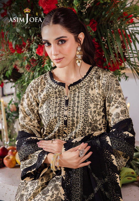 AJURD-09 EMBROIDERED LAWN 3 PCS